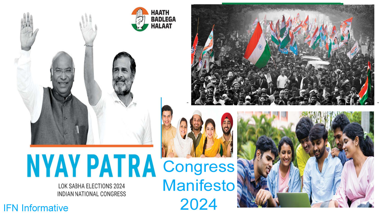 Congress Manifesto 2024 Nyay Patra